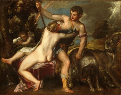 Tycjan, Wenus i Adonis, reprodukcja